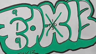 drawing in graffiti throwie style [upl. by Carrington]