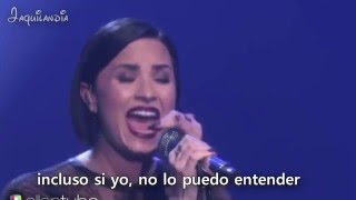 Demi Lovato  Stone Cold LIVE Sub Español [upl. by Aggappe]