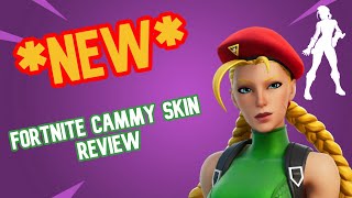 NEW CAMMY SKIN REVIEW  Fortnite [upl. by Oijile155]