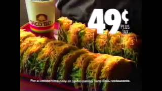 1988 Taco Bell Commercial WEWS TV5 Clevelandd [upl. by Tacklind]