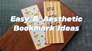 DIY Bookmarks  Easy and aesthetic handmade bookmark ideas [upl. by Barvick869]