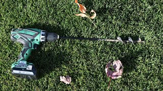 Aerate Your Lawn with a Bulb Auger [upl. by Trixy158]