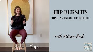 Hip Bursitis Tips  Exercises for Relief [upl. by Eidna]