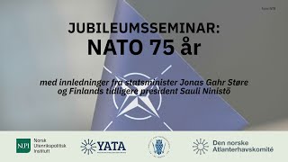 NATO 75 år  Jubileumsseminar 4 april 2024 [upl. by Edlun]