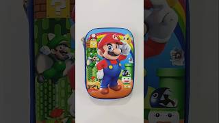 Super Mario pencil case with filling stationery satisfying stationery schoolsupplies [upl. by Galasyn715]