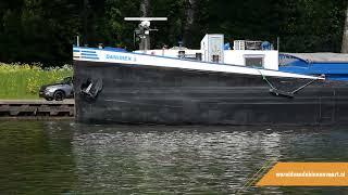 Binnenvaartschip Danimex 3 op het Lekkanaal  Scheepvaart [upl. by Eyanaj]