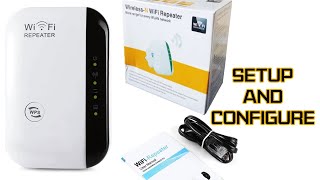 Wifi Repeater 300Mbps Wireless Network Signal Extender Configure amp Setup  Unboxing [upl. by Othella]