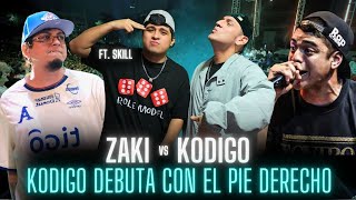 KODIGO vs ZAKI  KODIGO INICIA CON EL PIE DERECHO FMS CARIBE [upl. by Harraf899]