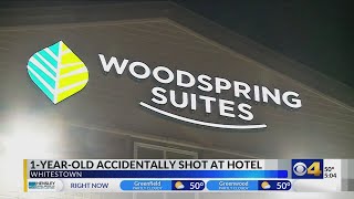 Whitestown police 1yearold accidentally shot at hotel [upl. by Renate740]