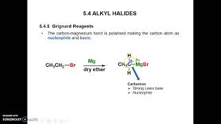 PRERECORDED CHM096 2022 TOPIC 5545 Alkyl halide Part 4 [upl. by Ertnom]