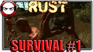 Rust  Survival 1  Rust game footage  Rust gameplay [upl. by Gula]