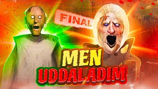 GRANNY 1 yangi versiya FINAL  MEN UDALADIM  UZBEKCHA LETSPLAY MATRITSA 4 [upl. by Akyre]