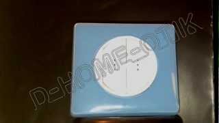 inter double a voyant enjoliveur blanc KIT cyan 68831 www d home otik [upl. by Russian]