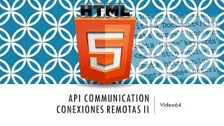 Curso HTML 5 API Communication II Vídeo 64 [upl. by Farah]