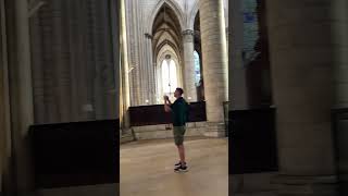 Inside Rouen Cathedral Unesco [upl. by Nosnaj]