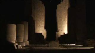 Temple of Karnak Egypt  Light and Sound Show  Aug 2009 [upl. by Lauren14]