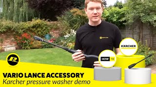 Karcher K Series Vario Lance Want to Control Karcher Water Pressure [upl. by Sallyanne75]