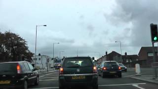 Driving On Ormskirk Road Warbreck Moor Hooton Road amp Caldy Road Liverpool Merseyside England [upl. by Enelram280]