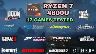 Ryzen 7 4800U Vega 8 Gaming Test  2021 [upl. by Ioab160]