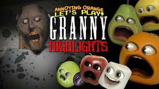 Granny HIGHLIGHTS Annoying Orange Gaming [upl. by Mas]