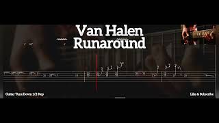 Van Halen  Runaround  Tab Guitar [upl. by Yeroc155]