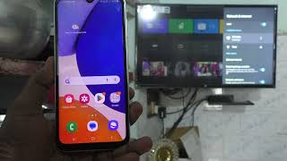 How to do screen mirroring in Samsung Galaxy A14 [upl. by Kcirdor]