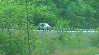 traffic on I68 in West Virginia near Coopers Rock Lake May 20 2018 [upl. by Chuu]