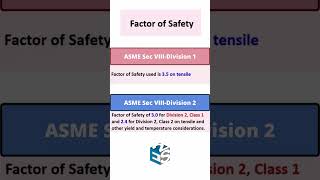 Div 1 vs Div 2  Factor of safety  asme pressurevessel heatexchanger [upl. by Galatea118]