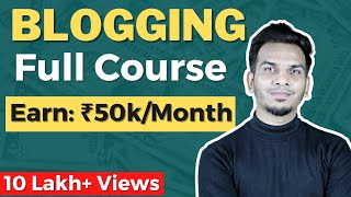 FREE Blogging Course 2024  How to Start a WordPress Blog and Earn Money in 2024 [upl. by Fritz]