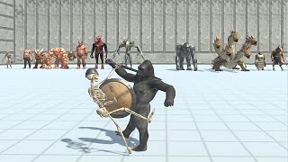 INFERNALS VS MUTANT PRIMATES  FANTASY WITHOUT DRAGON  Animal Revolt Battle Simulator [upl. by Abate]