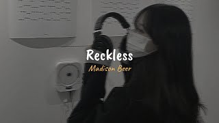 Madison Beer  Reckless Speed up reverb  lyrics [upl. by Ydniahs988]