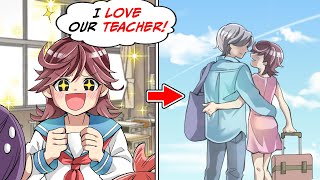 Our married teacher ran away with our childhood friend Manga Dub [upl. by Faden474]