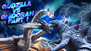 GODZILLA vs KING GHIDORAH EPIC STOP MOTION FIGHT [upl. by Chung]