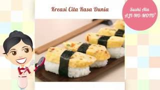 Dapur Umami  Sushi ala AJINOMOTO® [upl. by Eatnhoj601]