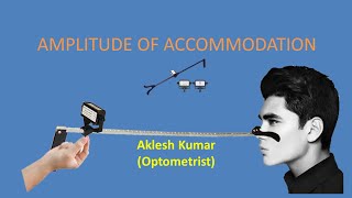 Amplitude of Accommodation [upl. by Sanford]