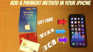 How to add payment method in Apple ID add any card and iTunes gift card on Apple ID Apple ID 2021 [upl. by Buehrer948]