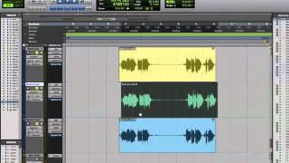 Pro Tools Fake Double Tracking using Time Adjuster [upl. by Adidnere]