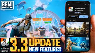 BGMI NEW UPDATE 33  Leaked Features All Changes Sanhok amp More  NATURAL YT [upl. by Schug]