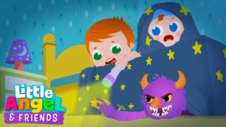 Monsters Under The Bed  Bedtime Song  LittleAngel And Friends Kid Songs [upl. by Riella687]