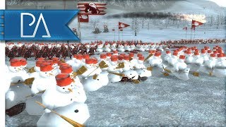 War on Christmas Santa Strikes Back  Total War Santa Invasion Mod Gameplay [upl. by Darwin]