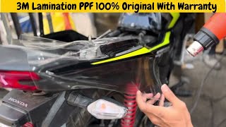 Honda SP 125 3M PPF Lamination  Honda SP 125 Modifications  Paint Protection Film [upl. by Enilrae]