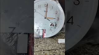 Ajanta Wall Clock with Radium NIGHT GLOW unboxing [upl. by Swanhildas464]