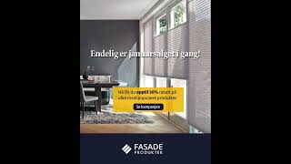 Januarsalg hos Fasadeprodukter [upl. by Arimahs]