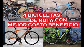 4 Bicicletas de Ruta 2018 con Mejor Costo Beneficio [upl. by Osithe256]