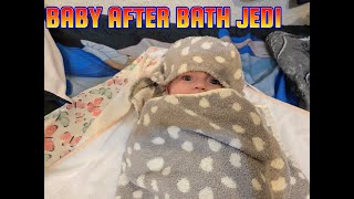 BABY AFTER BATH TURNS INTO JEDI❤️❤️❤️❤️ [upl. by Arimahs]