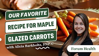 Maple Glazed Carrots Made Easy and Healthy [upl. by Eoz]