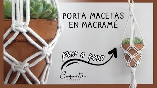 5 formas de empezar un PORTAMACETAS macrame principiantes  5 Ways To Start a Macrame Plant Hanger [upl. by Eytak609]