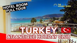 Atlantique Holiday Club Kusadasi Turkey 🇹🇷  Full Hotel Room Tour [upl. by Adnih95]