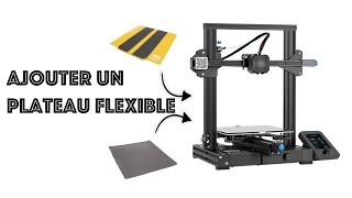 INSTALLATION PLATEAU FLEXIBLE SUR ENDER 3 V2 [upl. by Acinok]