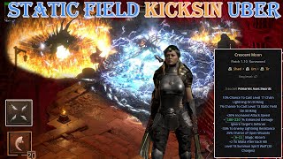 Diablo II Resurrected  Static Field Kicksin Build Uber Tristram [upl. by Shinberg]